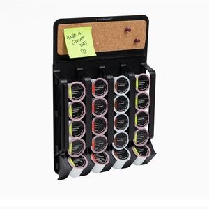 Mind Reader Single Serve Pod Organizer, Wall Mount, 20 Pod Capacity